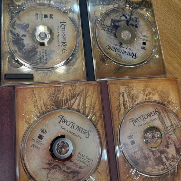 The Lord of the Rings Two Towers & Return King Special Extend Edition 8 Disc DVD - Picture 4 of 7